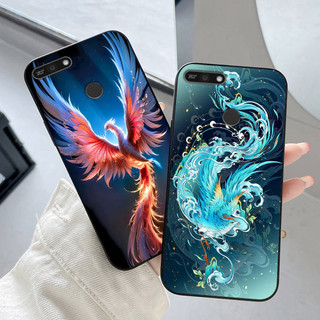 Ốp lưng huawei y6 prime / y6 2018 in hình con giáp thân dậu tuất hợi