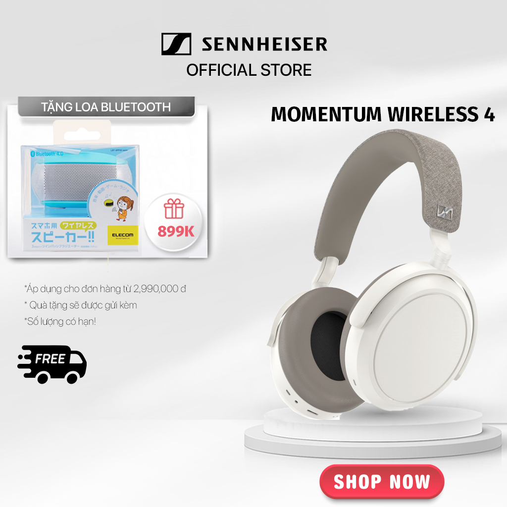 Tai nghe bluetooth SENNHEISER Momentum True Wireless 4 không dây - bảo hành 2 năm