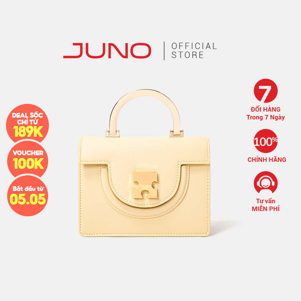 Túi Xách Nữ Thời Trang JUNO Khoá Xoay Puzzle TXN556