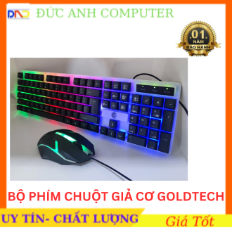 Combo Phím Chuột Giả Cơ Hiệu GOLDETECH GT200 Led Giá Rẻ Mới 100% Bảo Hành 1 Năm