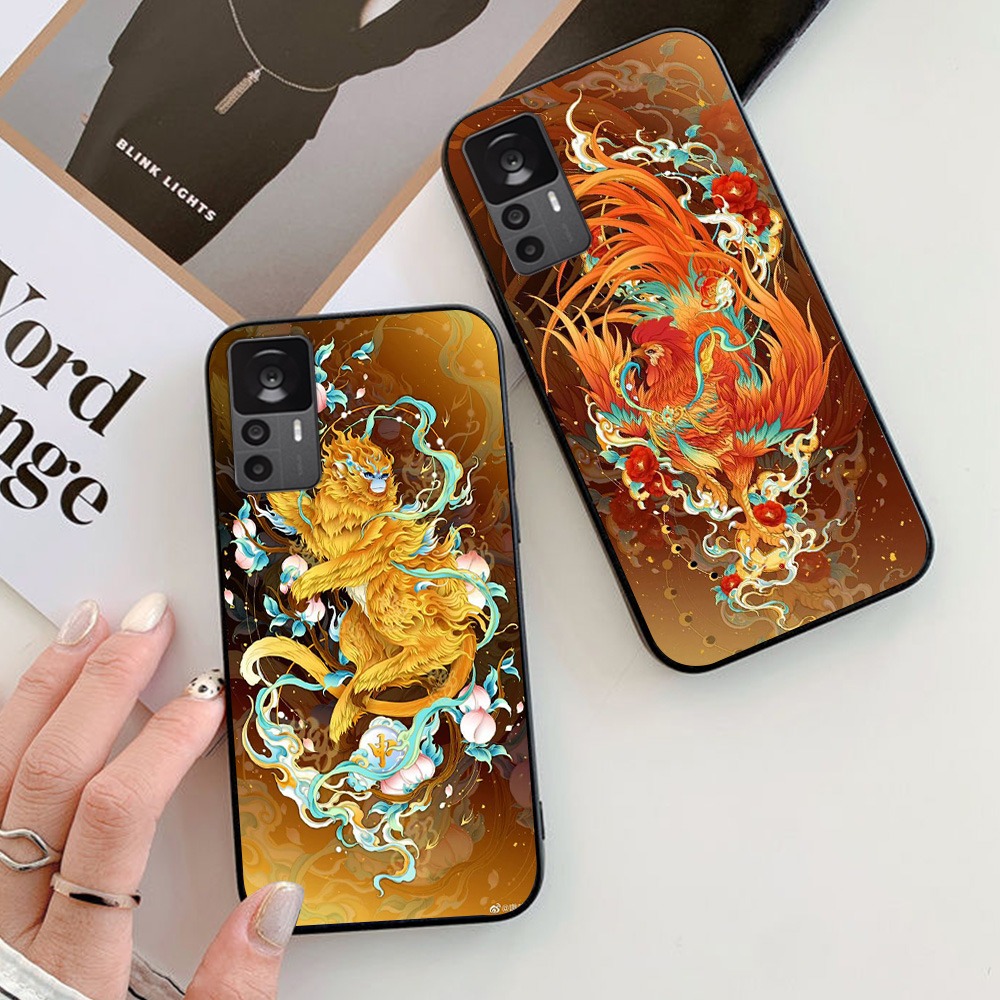 Ốp lưng Xiaomi 12t / 12t pro in hình con giáp thân dậu tuất hợi