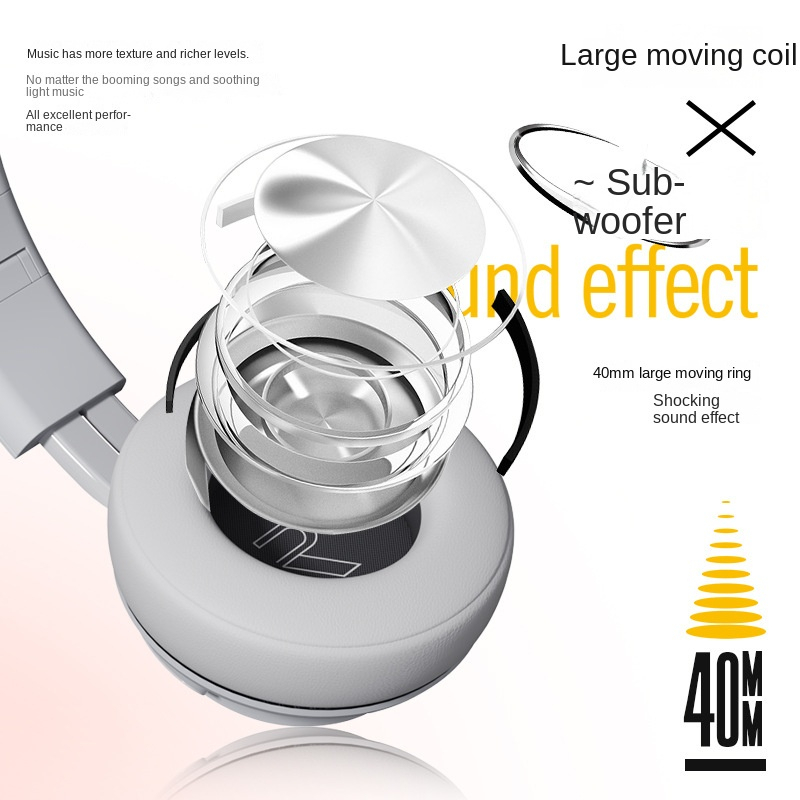 Tai nghe không dây Tai nghe Bluetooth Headphone Fingerrtime P1 Loa siêu trầm 5.1 Bluetooth Âm thanh vòm 3D