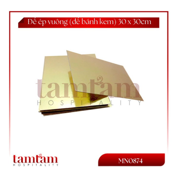 Đế ÉP VUÔNG lót bánh sinh nhật/bánh kem 30x30 - TAMTAM