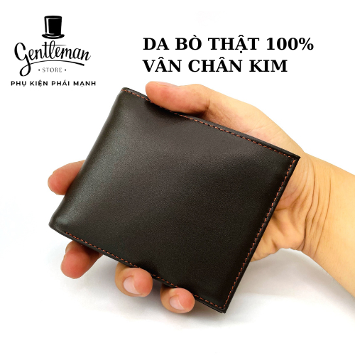 Ví nam da bò thật phong cách sang trọng bảo hành 12 tháng G02