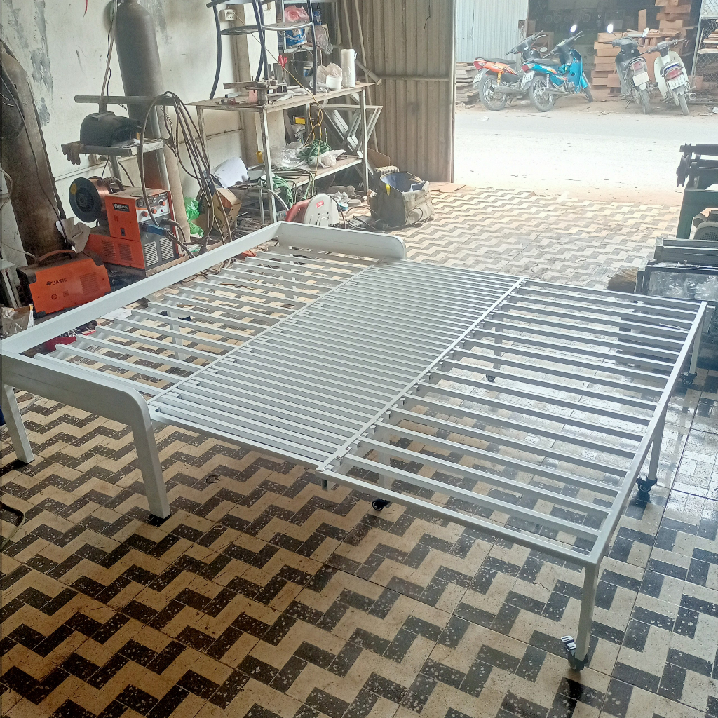 GIƯỜNG XẾP THÔNG MINH 3 TẤM TRƯỢT (LOẠI 1) 1m6x2m