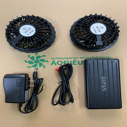 Áo điều hòa,Áo quạt làm mát theo công nghệ Nhật Bản - Tặng 2 túi đá khô