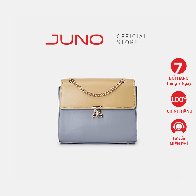 Túi Xách Trung Nữ Thời Trang JUNO Top Handle Trang Trí Khoá TXT296