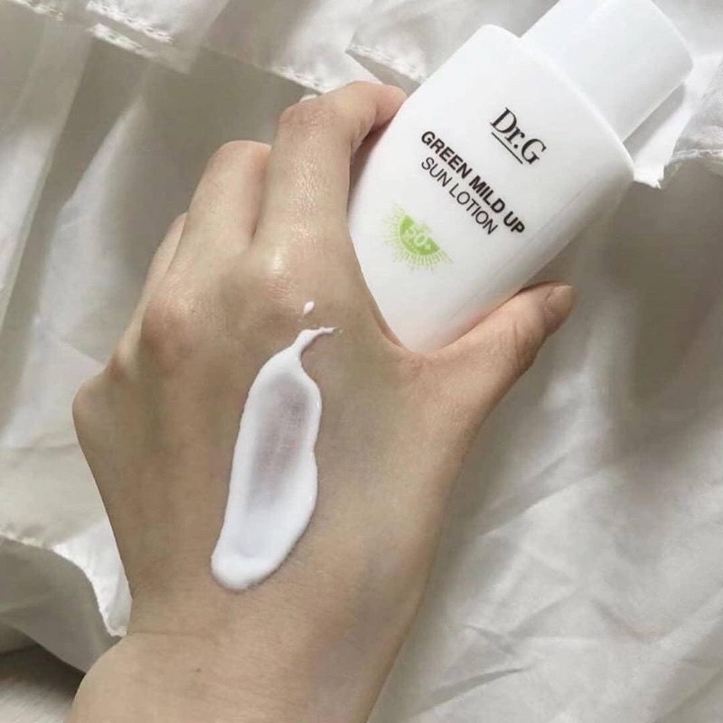 Sữa Dưỡng Chống Nắng Cấp Ẩm Cho Da Nhạy Cảm Dr.G Green Mild Up Skin Sun Lotion SPF50+ PA++++ 50ml