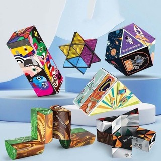 Đồ Chơi Khối Rubik 3D Thay Đổi Hình Dạng Độc Đáo Cho Bé