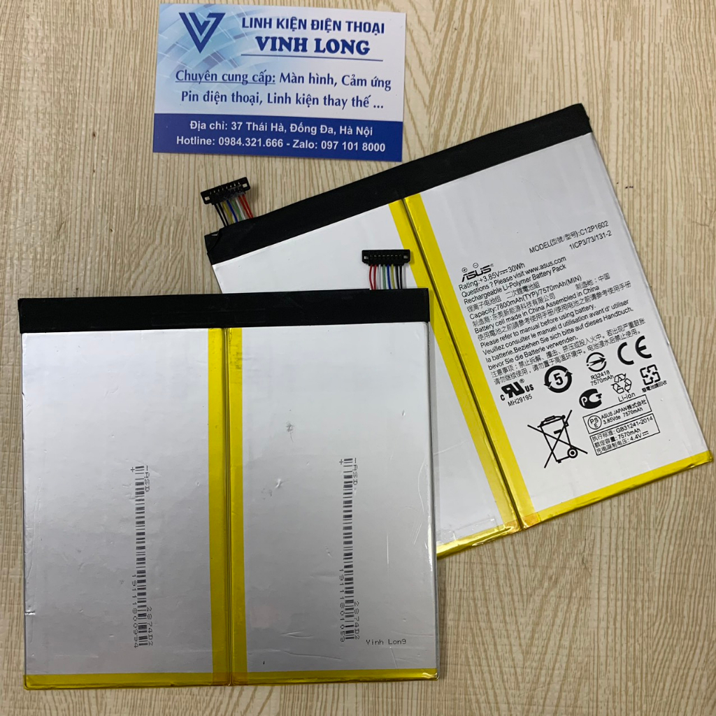 Pin Asus Zenpad Z10 ZT500KL, C12P1602, 7800mAh