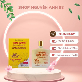 Dầu gừng thái dương 6ml - 24ml hiệu quả và nhiều tiện lợi khi mang theo bất cứ mọi nơi shopnguyenanh88