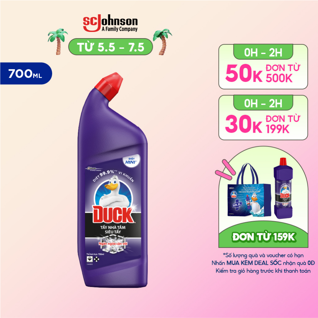 DUCK Tẩy Rửa Bồn Cầu và Nhà Tắm 700ML
