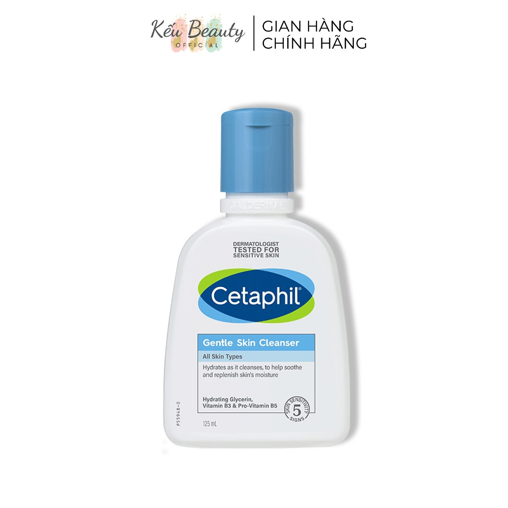 Sữa rửa mặt dịu lành cho da nhạy cảm Cetaphil Gentle Skin Cleanser 125ml