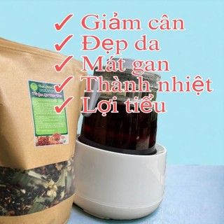 Trà gạo lứt đen mix thảo mộc ( gói 500g)
