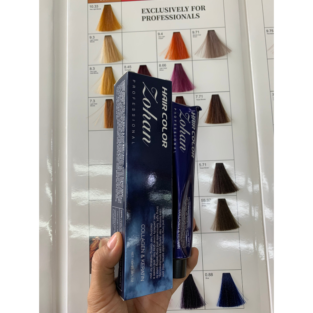 Màu mix của ZOHAN collagen keratin + tặng kèm trợ nhuộm