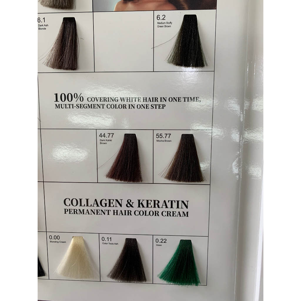 Màu mix của ZOHAN collagen keratin + tặng kèm trợ nhuộm