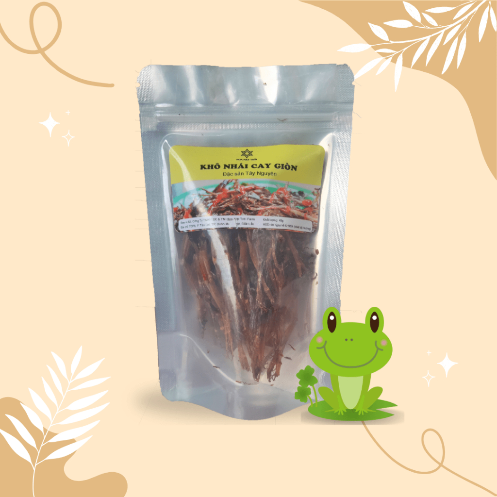 Khô Nhái, Nhái Khô, Vũ Nữ Chân Dài, Đặc Sản Tây Nguyên Hoa Mặt Trời Farm