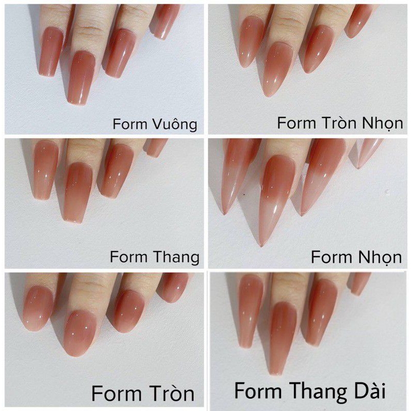 Nail box sơn gel màu thạch gạo nhám, nơ ruy băng, nail cô dâu