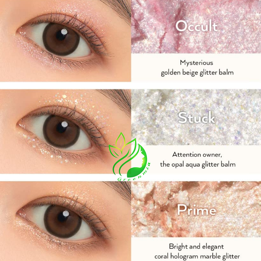 Bảng Phấn Mắt 9 Ô Unleashia Glitterpedia Eye Palette màu 01 All of Glitter CHÍNH HÃNG