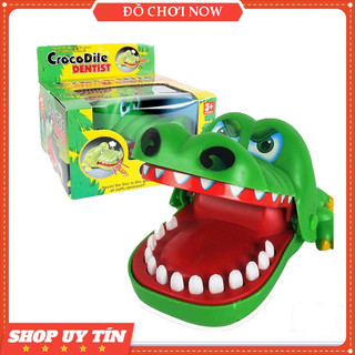 Đồ chơi cá sấu cắn tay - trò chơi cá sấu cắn tay vui nhộn, bộ trò chơi khám răng cá sấu