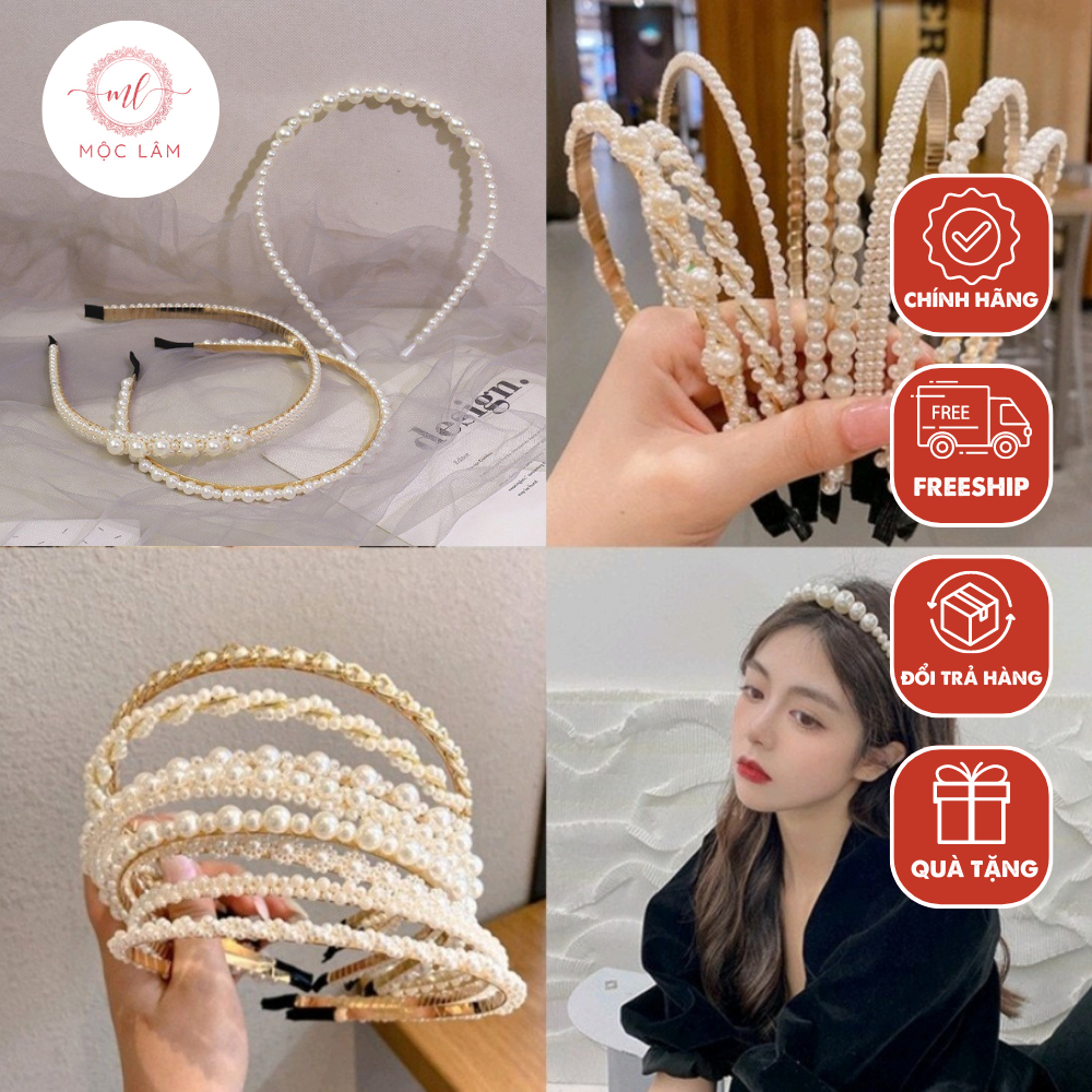 Bờm ngọc các loại, phụ kiện cài tóc - Áo dài Mộc Lâm - PKAD01