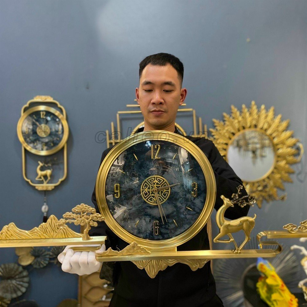 Đồng Hồ Hươu Đồng Trường Thọ Cao Cấp