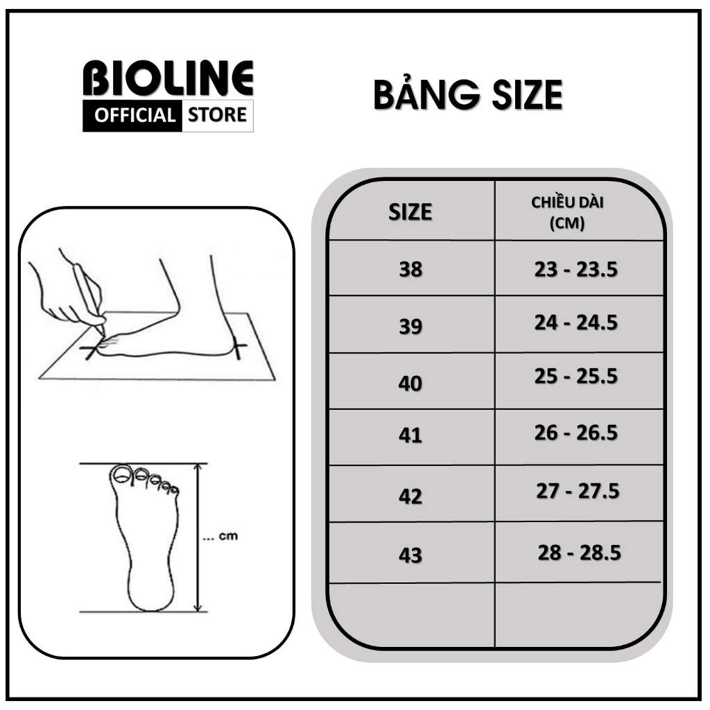 CS05 - Dép lê Quai Ngang nam nữ Unisex Slipper chất liệu Cao Su Non và đế đúc PU chính hãng BIOLINE