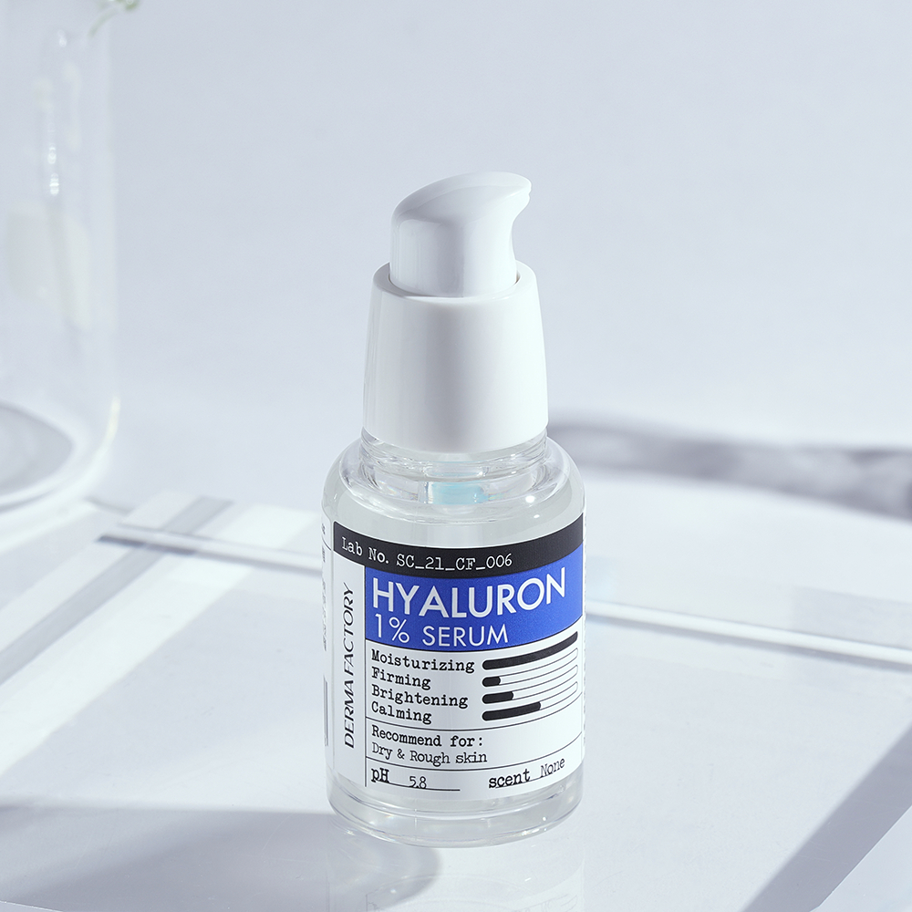 Tinh chất Serum Hyaluron 1% Derma Factory 30ml giúp giữ ẩm cho làn da khô trong thời gian dài - BRZONE OFFICIAL