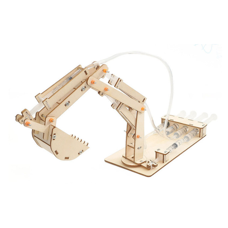 STEM LOGIC đồ chơi mô hình cần cẩu máy súc điều khiển máy xúc bằng thủy lực linh hoạt đồ chơi trẻ em
