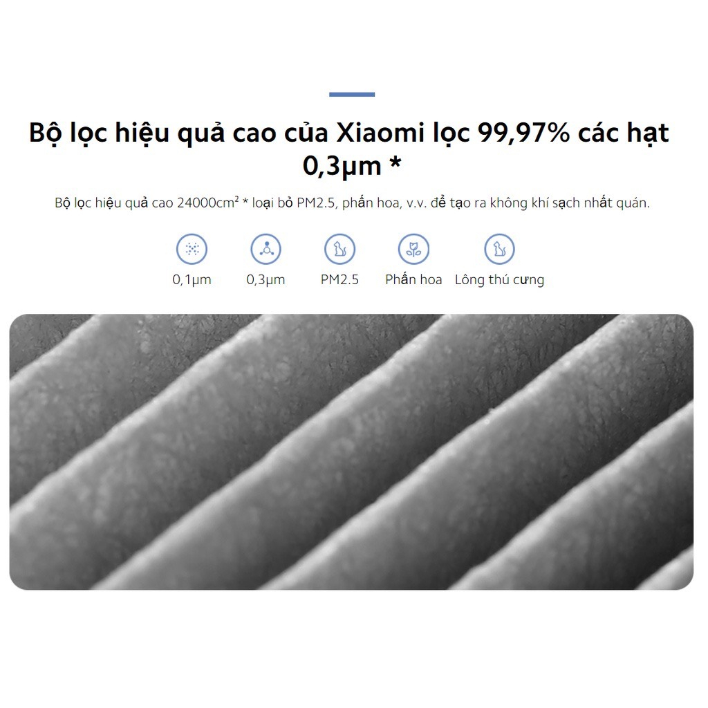 Lõi lọc không khí Xiaomi Air Purifier 4 Lite Filter Kháng khuẩn - Hàng Chính hãng