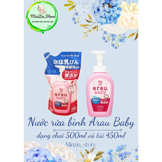Nước rửa bình sữa Arau baby Nhật