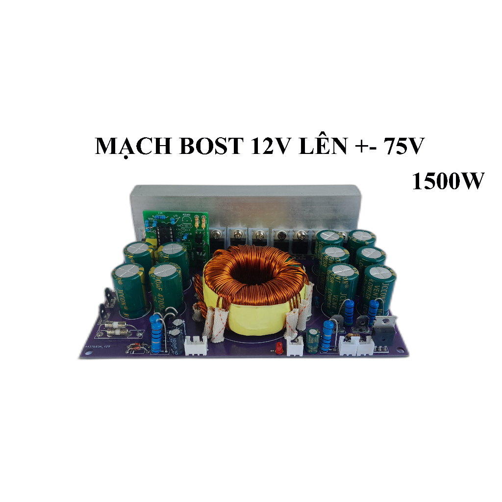 Mạch Tăng Áp 12V lên +-75V