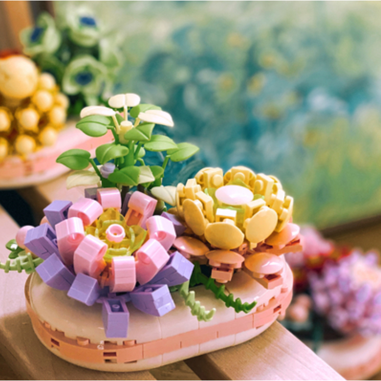Mô Hình Lắp Ráp Chùm Hoa Mô Hình Lắp Ráp Mô Hình Trang Trí Mô Hình Decor Cao Cấp Mô Hình Quà Tặng