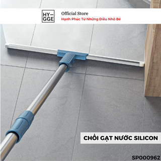  Chổi gạt nước sàn nhà tắm đầu silicon mềm gập 90 độ gạt sạch nước hiệu quả hygee 