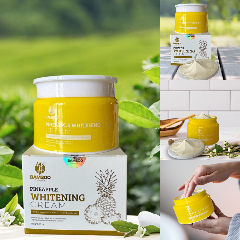 Kem Body PINEAPPLE WHITENING CREAM BAMBOO