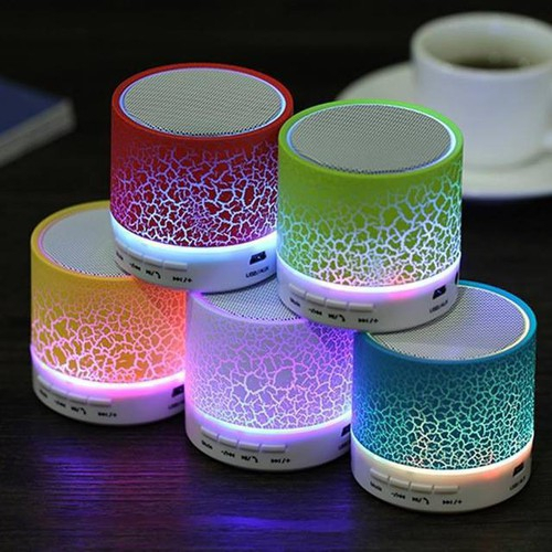 Loa Bluetooth Mini - Loa Trứng Nhấp Nháy, có đèn led dùng cho tất cả các dòng điện thoại, Nghe nhạc cực hay