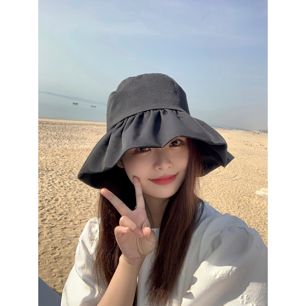 HMH® Nón Tai Bèo Che Nắng Màu Trơn Kiểu Nhật Hàn Thời Trang Mùa Hè Cho Nữ
