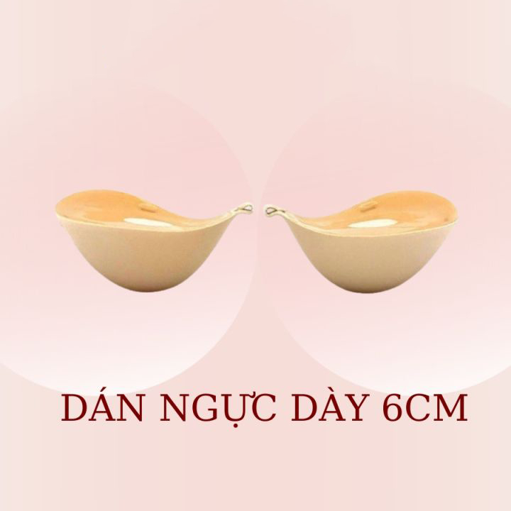 Miếng Dán Ngực Su Độn 6CM Siêu Dày Kèm Dây Trong You&Me Bra - P41