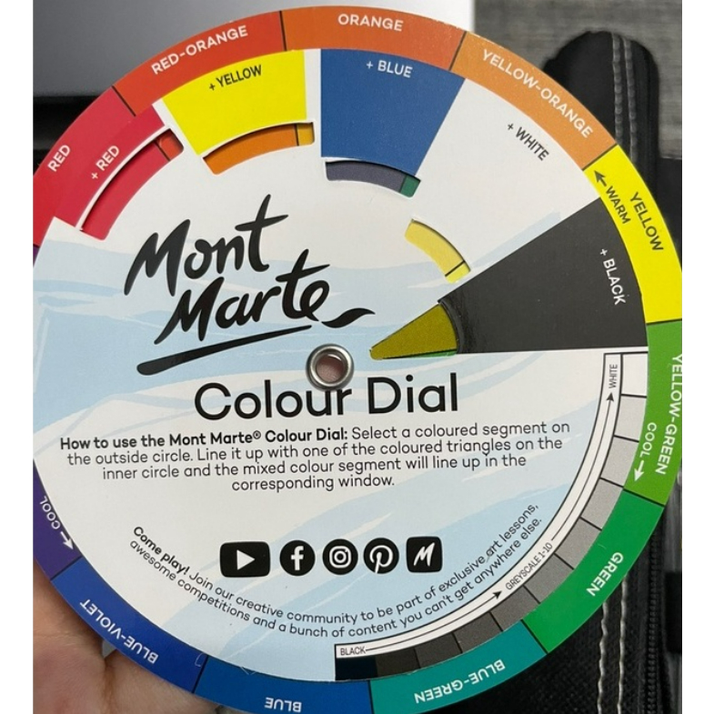 Bảng Hướng Dẫn Pha Màu Mini Mont Marte