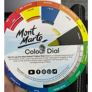 [DA ĐEN - QUẬN 3] Bảng Hướng Dẫn Pha Màu Mini Mont Marte