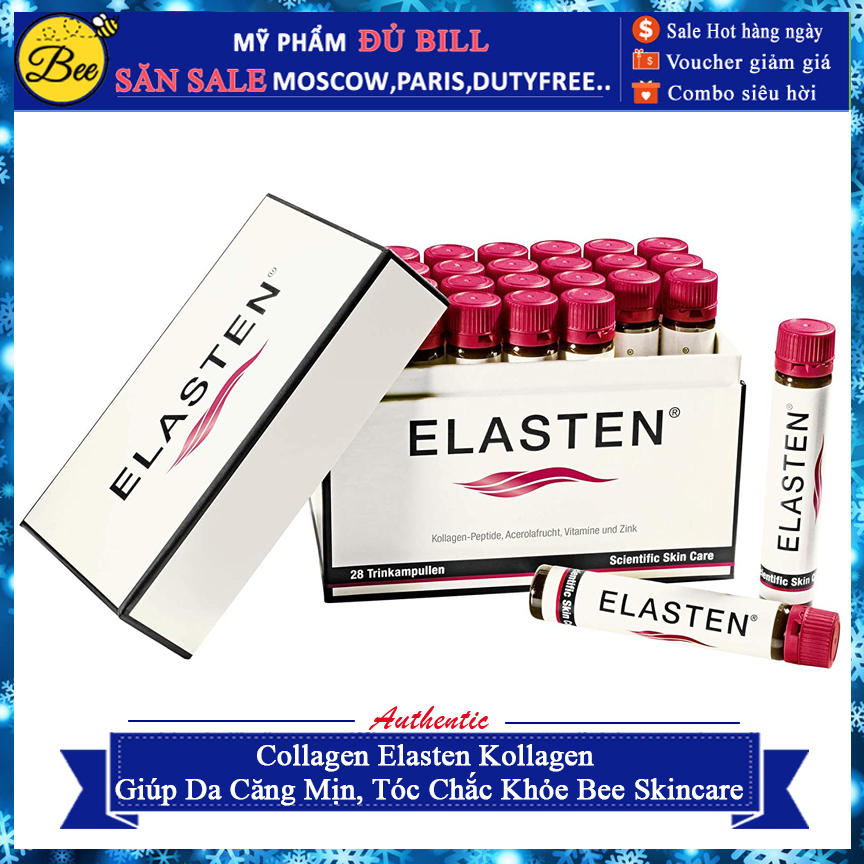 Collagen Elasten Kollagen Giúp Da Căng Mịn, Tóc Chắc Khỏe Bee Skincare