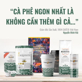 Cà Phê 1 phin 18g Thundner Nhãn Nâu (Xay Sẵn)