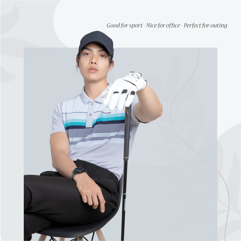 ÁO POLO GOLF POLO THỂ THAO FLY HIGHER G THANH LỊCH MAY CAO CẤP VẬN ĐỘNG THOẢI MÁI ARCHER