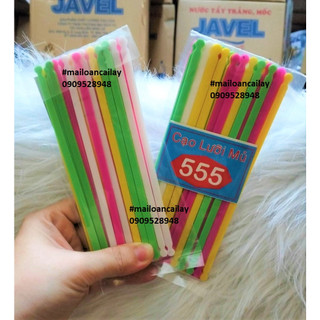Cạo lưỡi mủ 555 (bịch 35 cây)