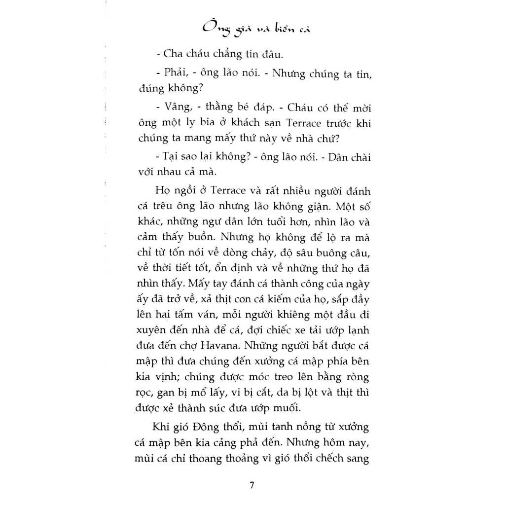 Sách: Ông Già Và Biển Cả - Ernest Hemingway