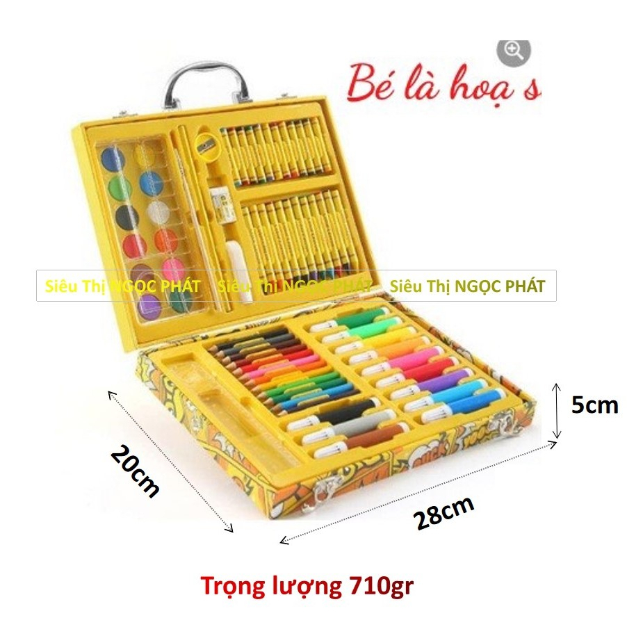 HỘP VALY TÔ MÀU G.DUCK 67 CHI TIẾT CON VỊT VÀNG