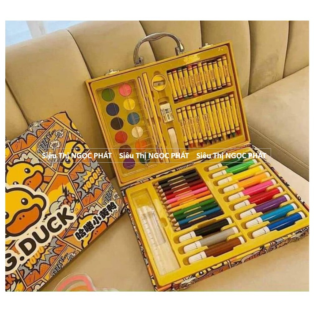 HỘP VALY TÔ MÀU G.DUCK 67 CHI TIẾT CON VỊT VÀNG