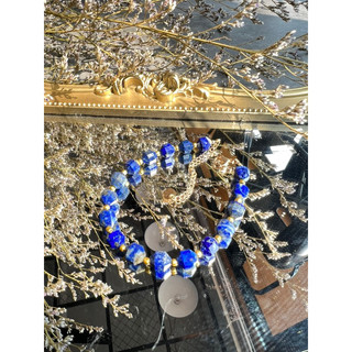 Vòng tay lắc lưu ly lapis lazuli
