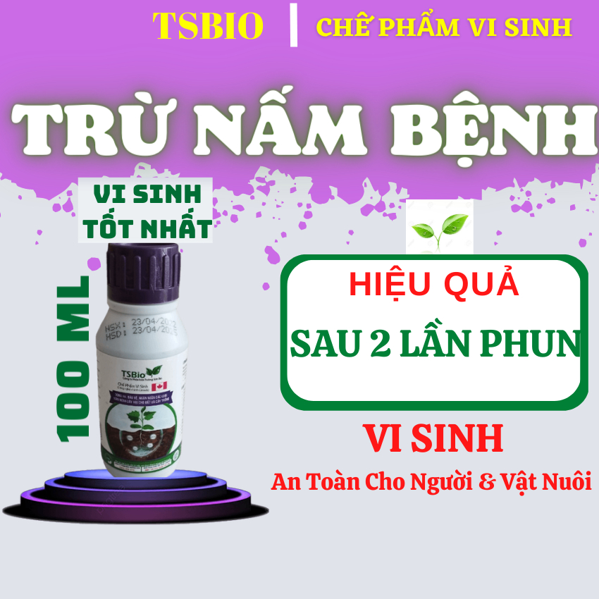 Phân bón hữu cơ vi sinh, chế phẩm sinh học tsbio,thuốc trị nấm bệnh sinh học,thối,vàng lá thân,thán thư