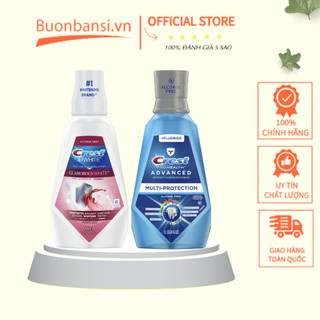 Nước súc miệng crest 3d white trắng răng, thơm miệng 1 lít mỹ
